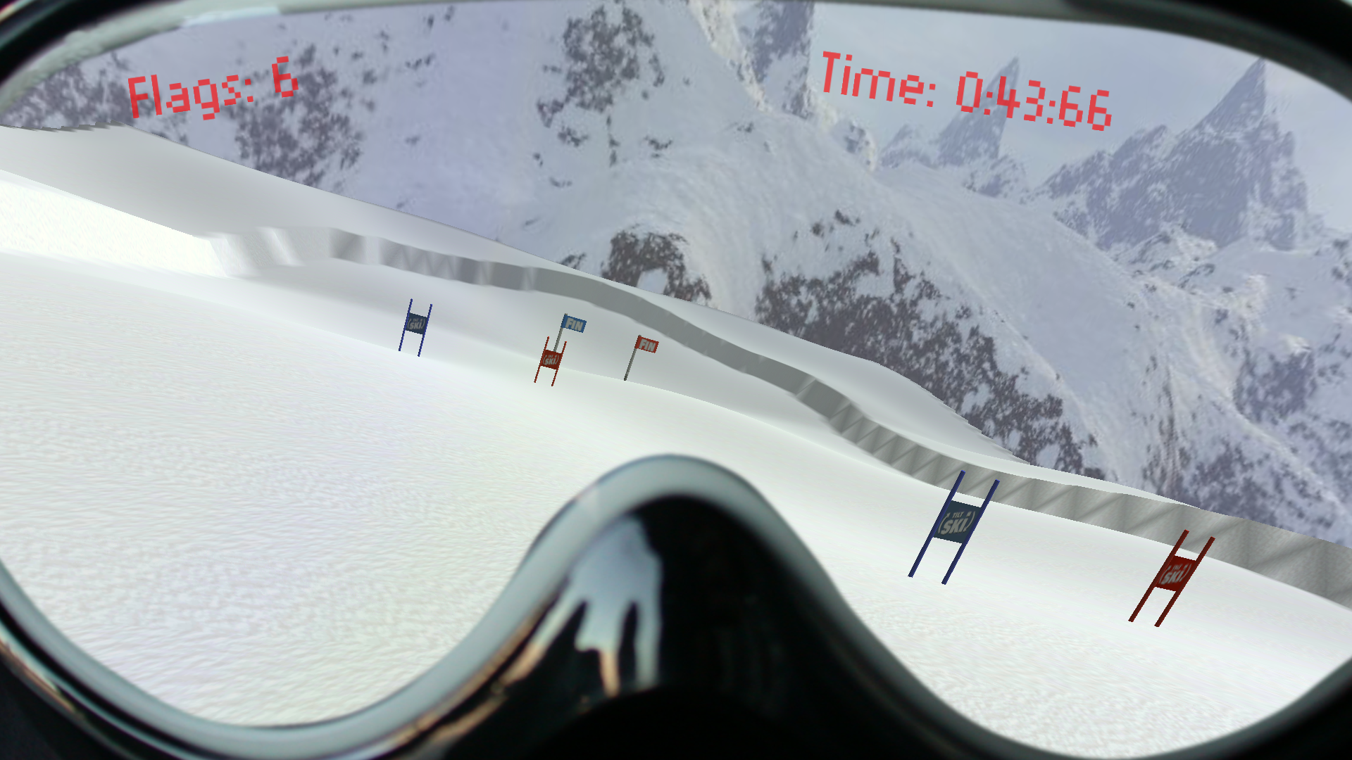The Tilt Ski Actual Game Screenshot
